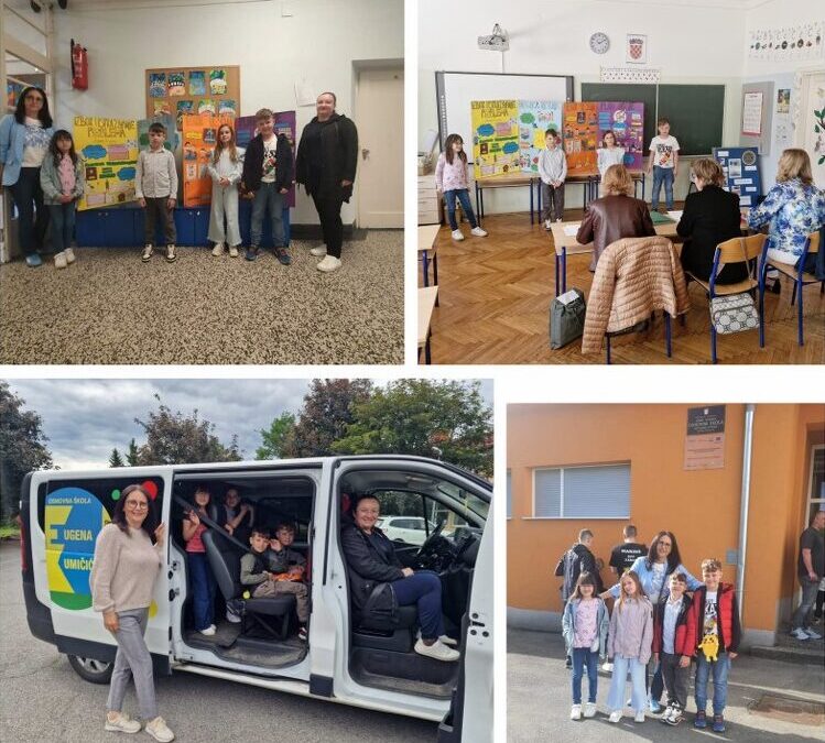 Učenici 2.c razreda Osnovne škole Eugena Kumičića Slatina na Državnoj smotri projekta iz područja odgoja i obrazovanja s projektom „Pričam ti priču“