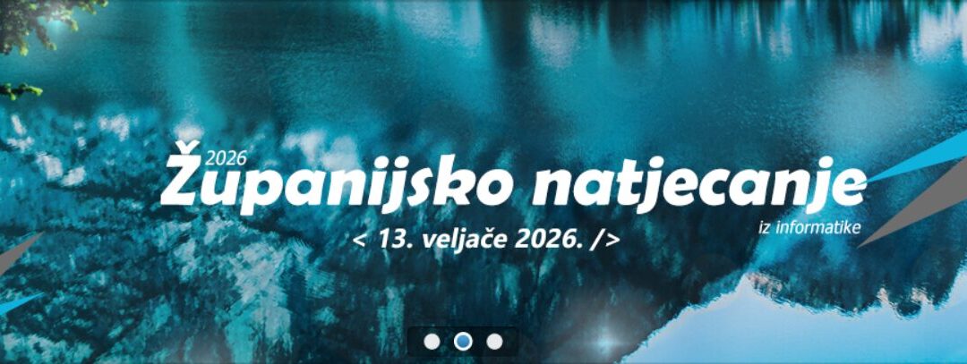 Županijsko natjecanje iz informatike