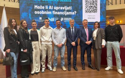 Učenici Srednje škole Marka Marulića sudjelovali na jubilarnoj 10. debati u Hrvatskoj narodnoj banci!