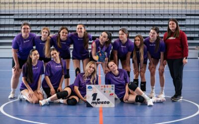 Djevojke Srednje škole Marka Marulića Slatina prvakinje županije u odbojci